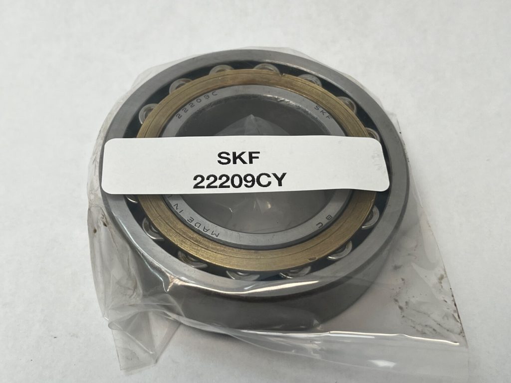 Spherical Roller Bearing - Straight Bore, 45mm ID, 85mm OD, 23mm Width, Open, Pressed Brass Cage, Normal Clearance.