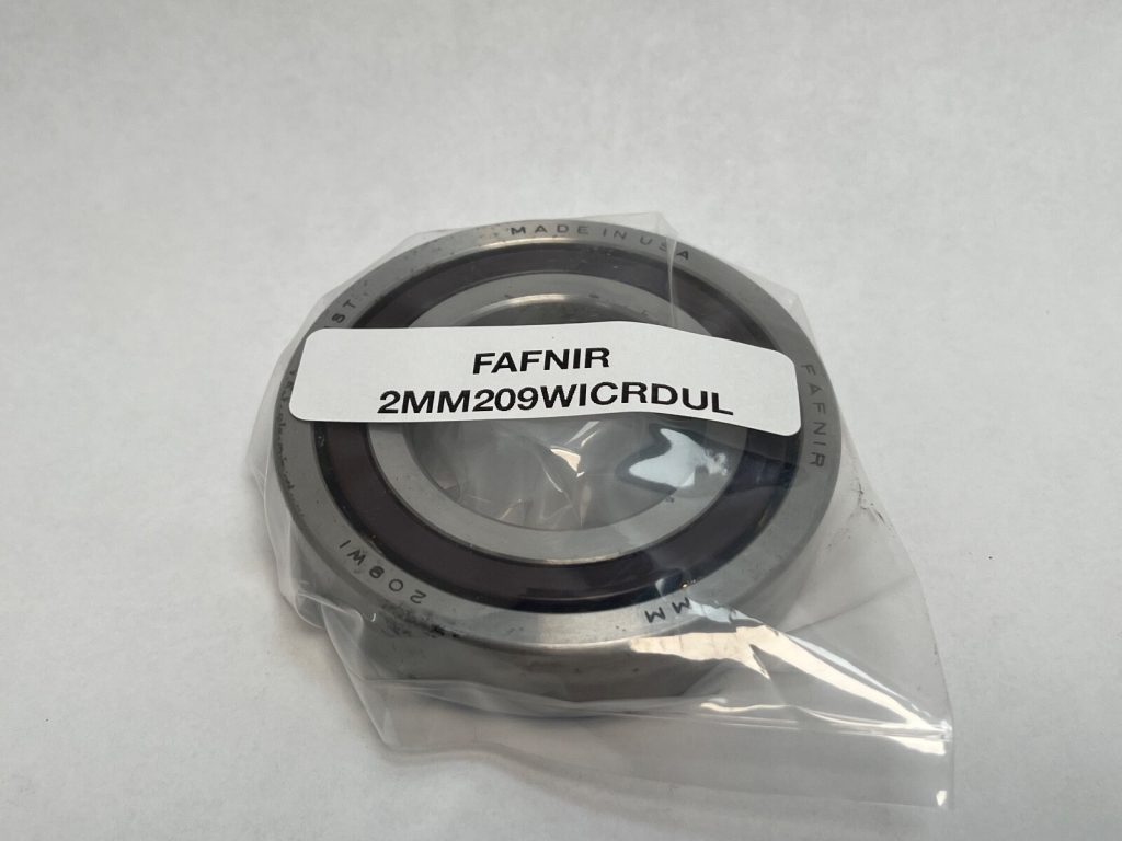 Angular Contact Bearing - 45 mm ID, 85 mm OD, 19 mm Width, Open, 15°, Light preload.