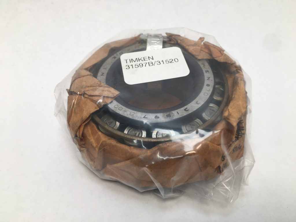 Tapered Roller Bearing - 1 7/16" Bore, 3" Cup Outer Diameter, 0.9375" Cup Width, 1.1250" Cone Width, class 2, Case-Carburized Steel.