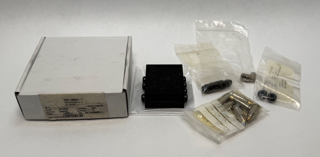 Lincoln 619-28258-1 Outlet Divider Valve SSV 8-N M10x1 350bar 8 Outlets