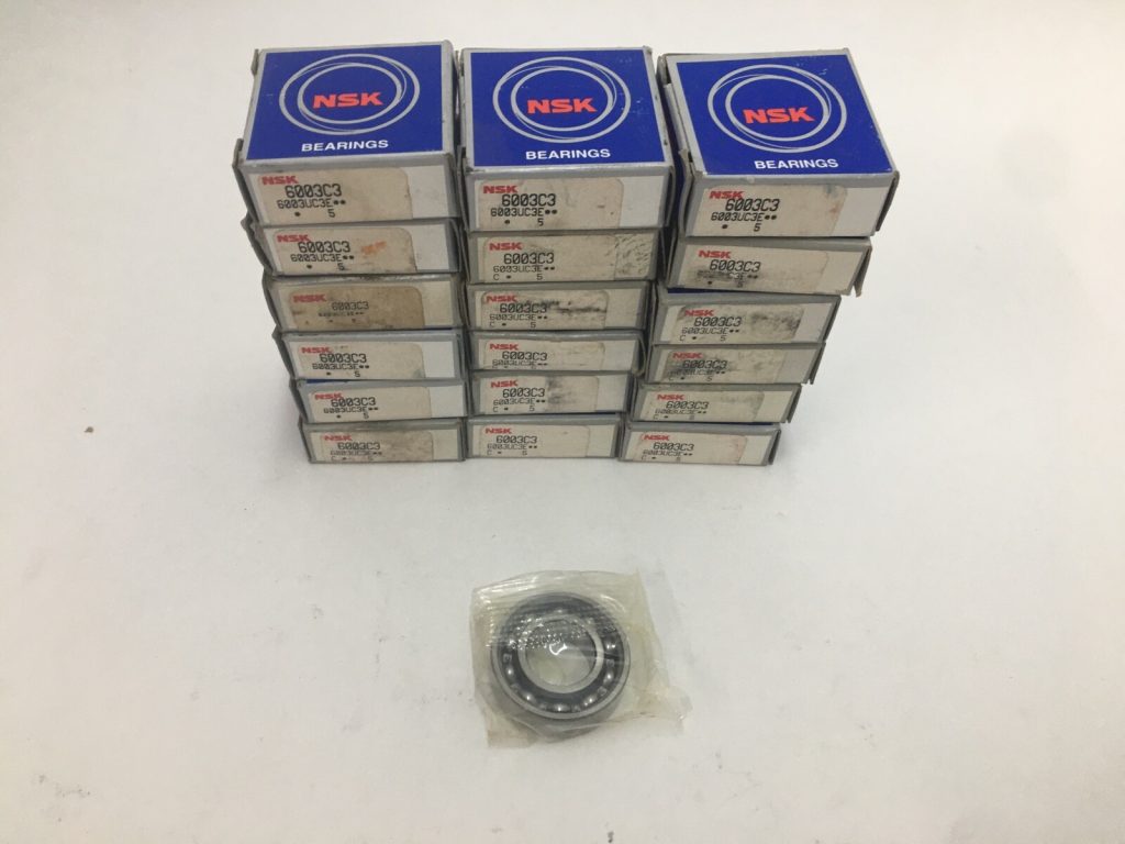 Deep Groove Ball Bearing - Straight Bore, 17 mm ID, 35 mm OD, 10 mm Width, Open, C3 Internal clearance 18 pcs