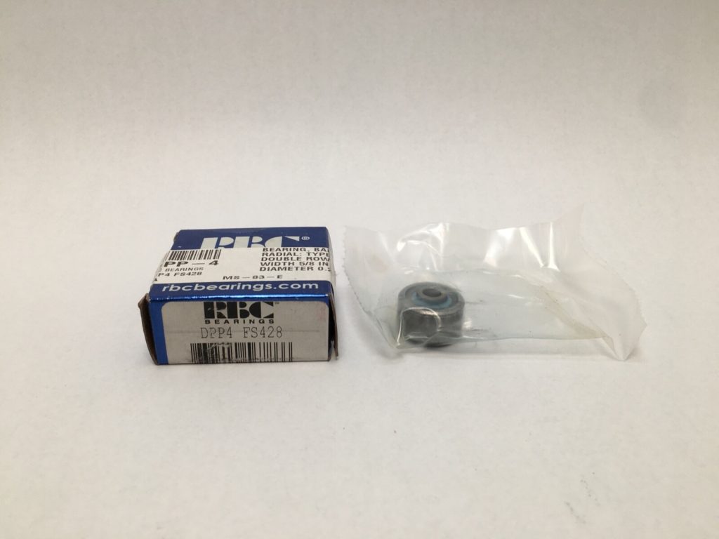 Deep Groove Ball Bearing - Straight Bore, 0.2500 in ID, 0.9014 in OD, 0.6250 in Width, Double Rubber Seal, Without Snap Ring.
