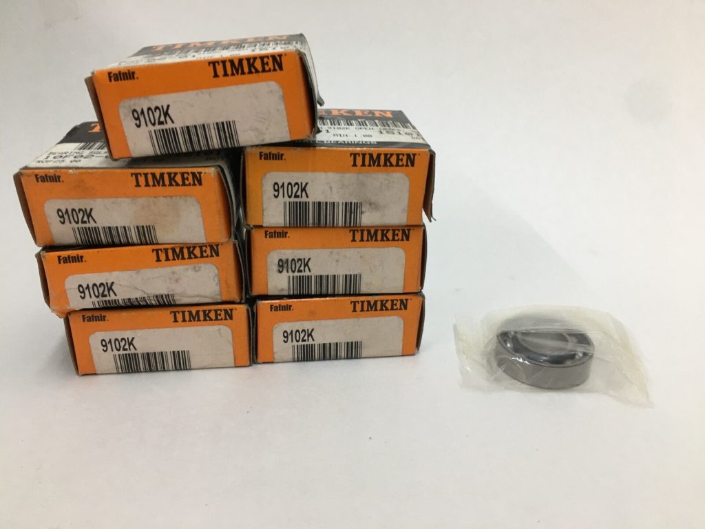 Deep Groove Ball Bearing - Straight Bore, 15mm ID, 32mm OD, 9mm Width, Open, Extra Light Series 9100 7 pcs