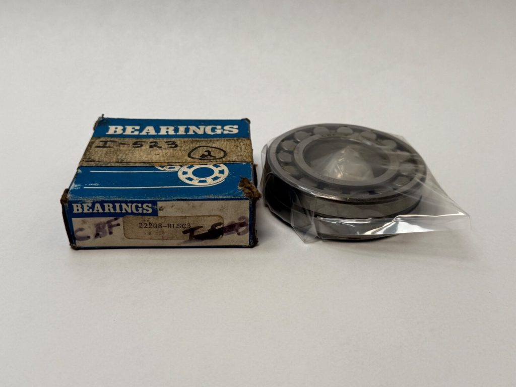 CBF 22208HLSC3W33 Spherical Roller Bearing. 40mm ID 80mm OD 23mm Width. C3 Clearance. Steel cage. W33 lube groove.