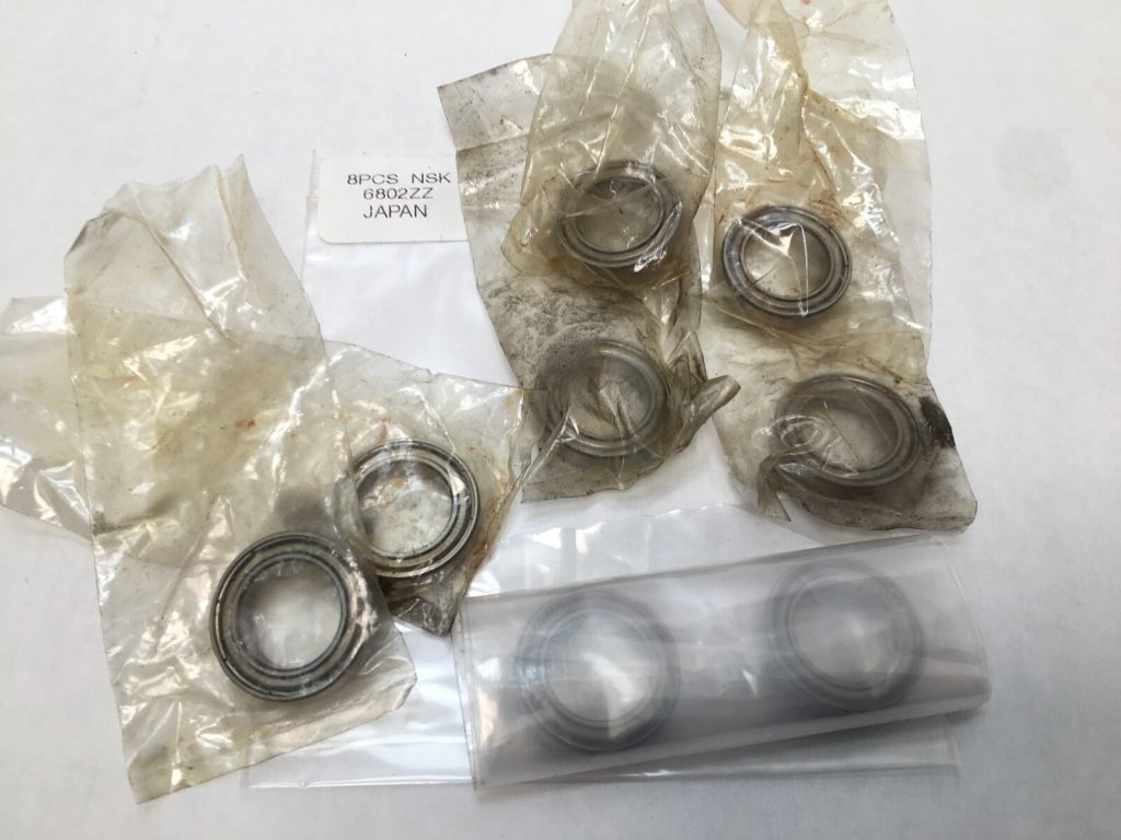 Deep Groove Ball Bearing - Straight Bore, 15mm ID, 24mm OD, 5mm Width, Double Shielded, Thin Section 8 pcs