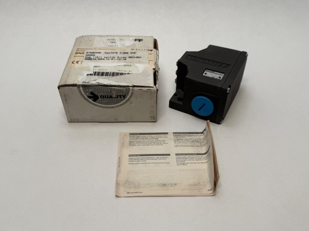 Balluff BNS-819-B03-L12-61-12-10 Limit Switch BNS 819B03L12611210