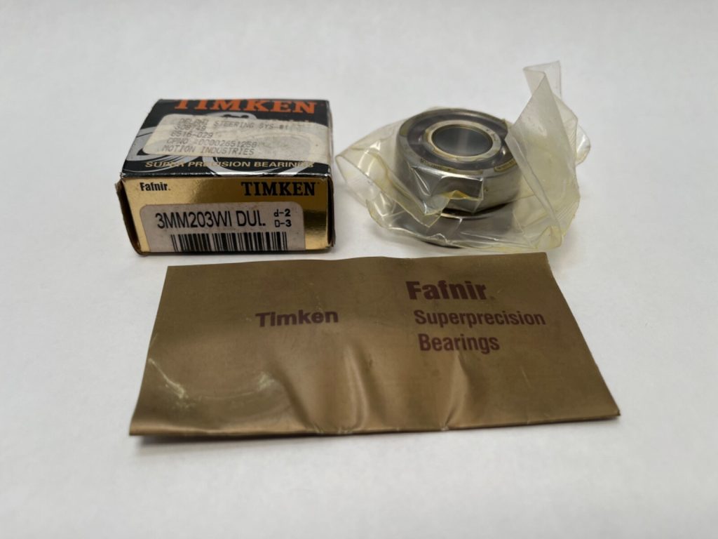 Angular Contact Ball Bearing - Straight Bore, 17 mm ID, 40 mm OD, 12 mm Width, Open, 25° Contact Angle, Light Preload.