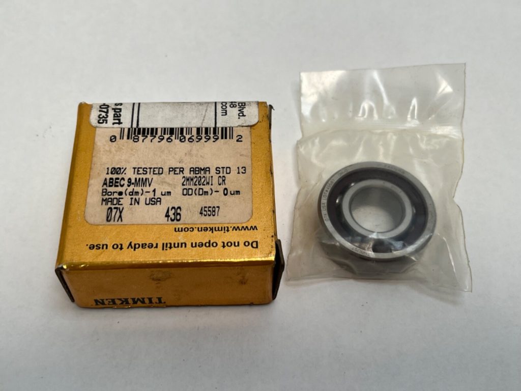Angular Contact Ball Bearing - 15mm ID, 35mm OD, 11mm Width, Open, 15°