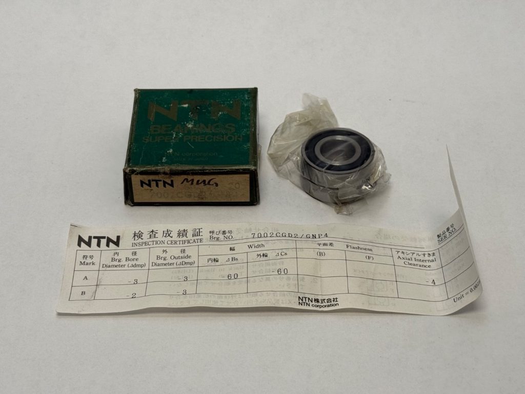 NTN 7002CGD2/GNP4 Bearing 15x32x9 mm 7002C 7002-C-T-DUL-P4 7002-C-GD2-GN-P4 2Pcs