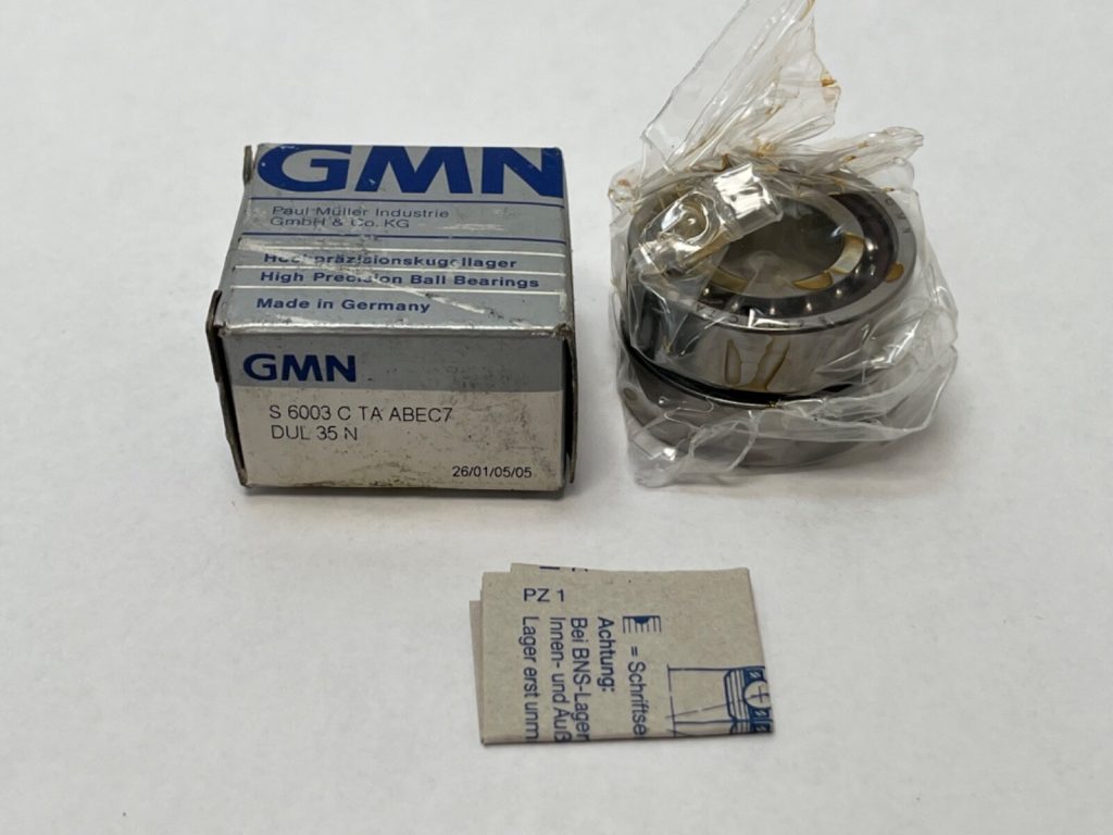 Angular Contact Ball Bearing - 17 mm ID, 35 mm OD, 10 mm Width, Open, 15°, Light Preload.