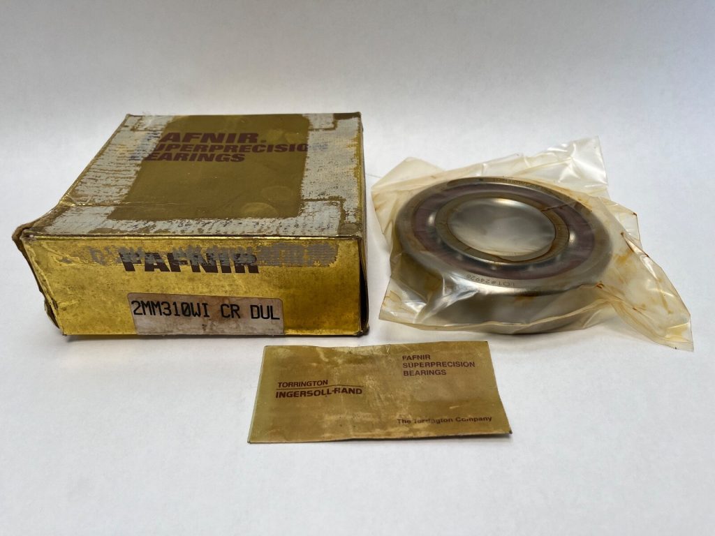 Angular Contact Ball Bearing - Straight Bore, 50 mm ID, 110 mm OD, 27 mm Width, Open, 15° Contact Angle, Light Preload.