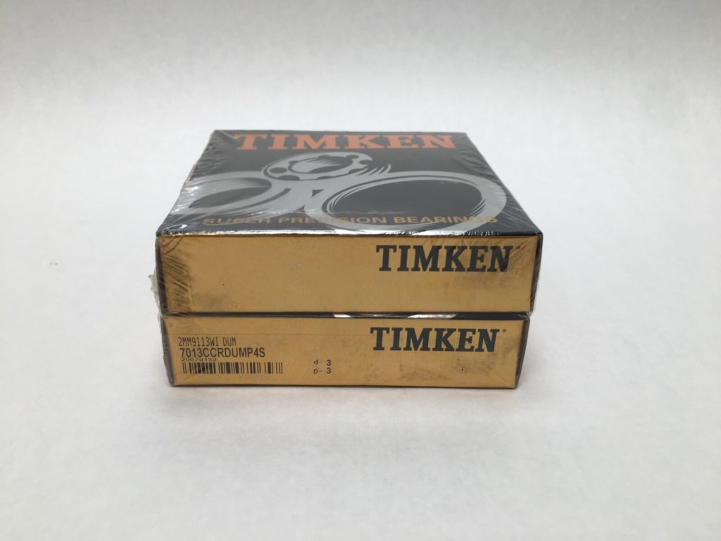 Angular Contact Ball Bearing - 65 mm ID, 100 mm OD, 18 mm Width, Open, 15° Contact Angle, Medium Preload.