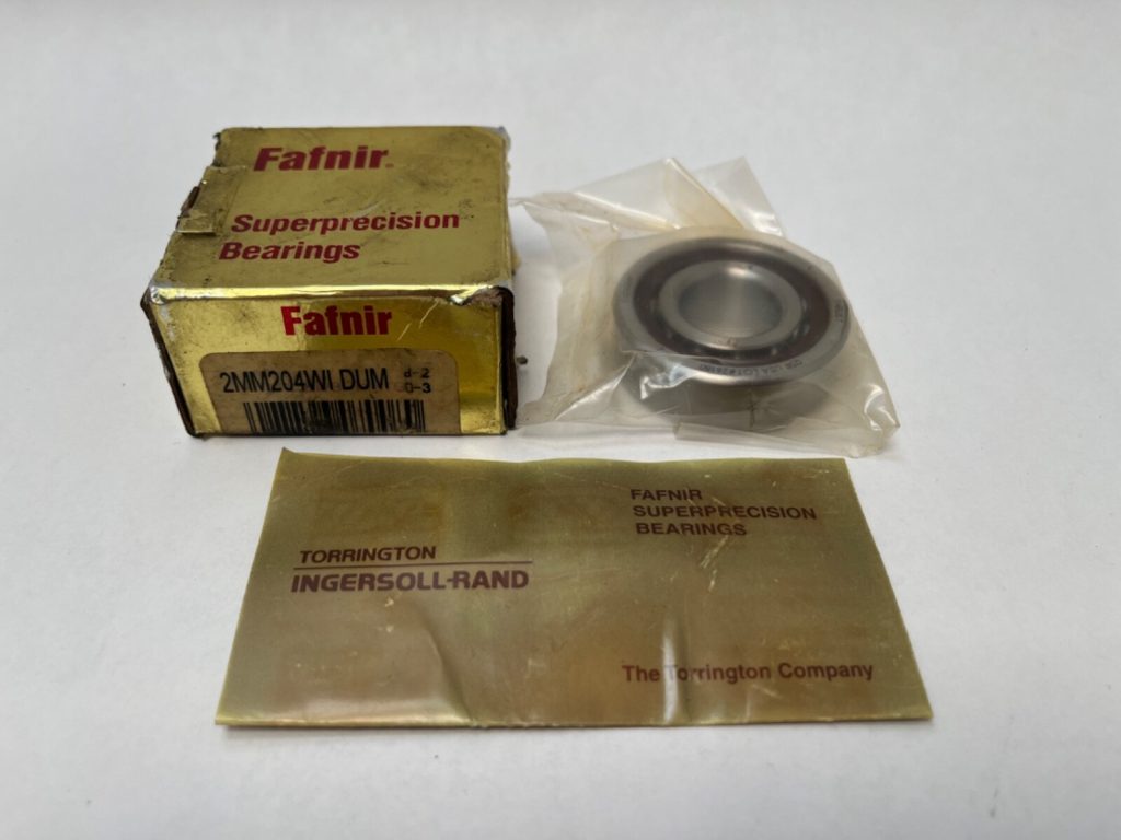 Angular Contact Bearing - 20 mm ID, 47 mm OD, 14 mm Width, Open, 15° Contact Angle
