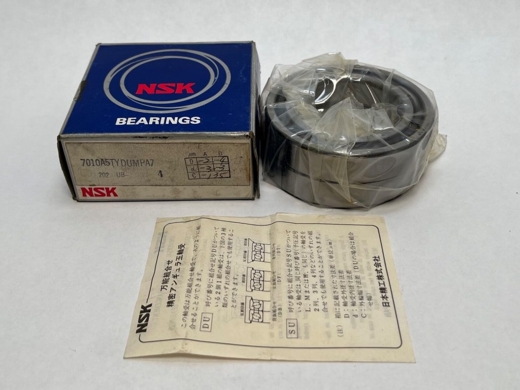 Angular Contact Ball Bearing - 50 mm ID, 80 mm OD, 16 mm Width, Open, 25°. Medium Preload.