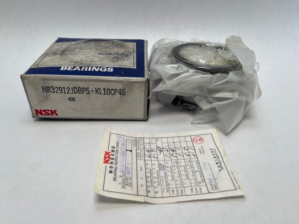 NSK HR32912JDBP5 Taper Bearing Cone&Cup HR-32912-J-DB-P5 KL10CP45 60mmID 85mmOD