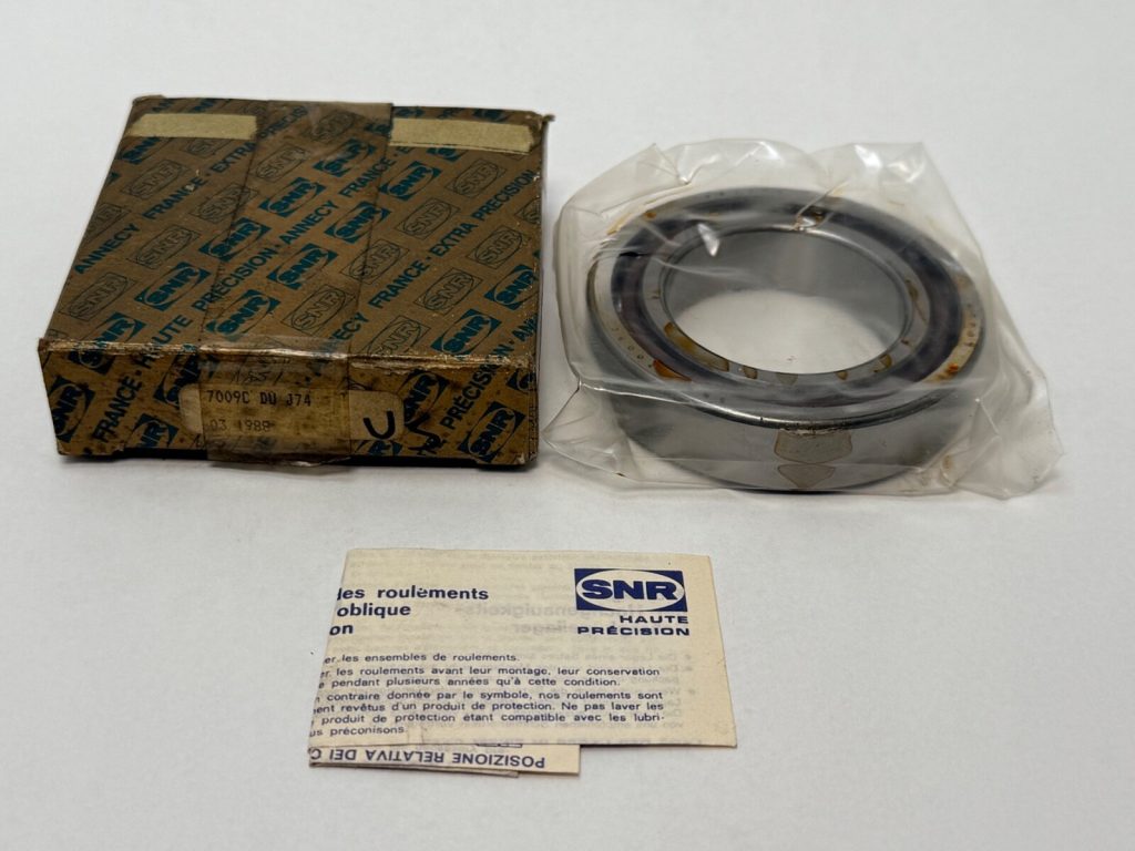 Angular Contact Ball Bearing - Straight Bore, 45 mm ID, 75 mm OD, 16 mm Width, Open, 15° Contact Angle, Light Preload.
