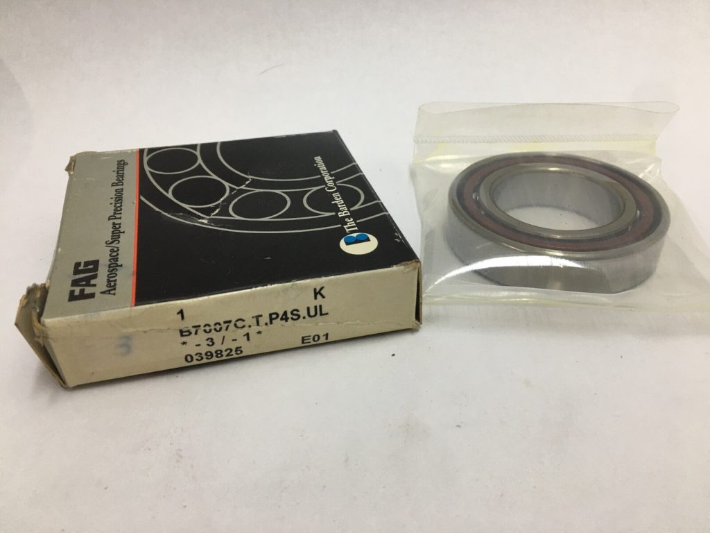 Angular Contact Ball Bearing - 35 mm ID, 62 mm OD, 14 mm Width, Open, 15° Contact Angle, Light Preload.