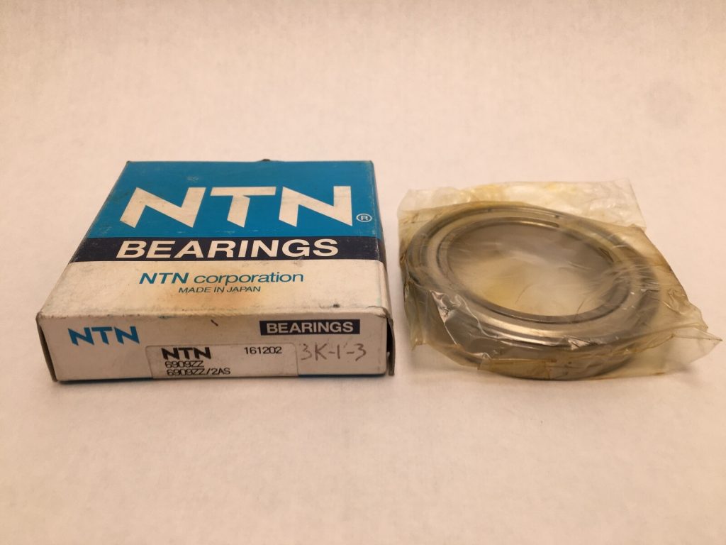 Deep Groove Ball Bearing - Straight Bore, 45 mm ID, 68 mm OD, 12 mm Width, Double Shield, Without Snap Ring