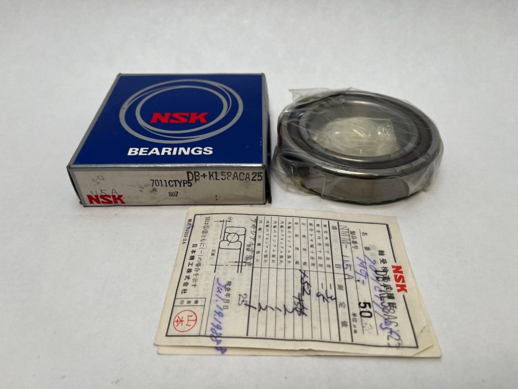 Angular Contact Bearing - 55 mm ID, 90 mm OD, 18 mm Width, Open, 15°.