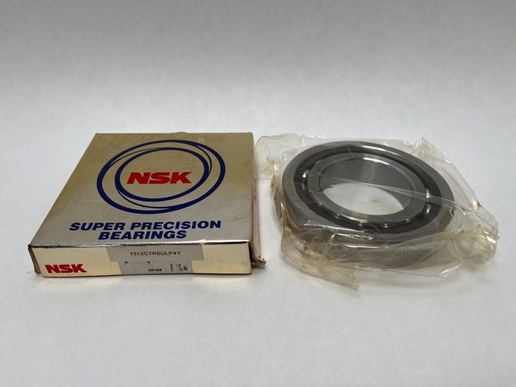 Angular Contact Ball Bearing - Straight Bore, 60 mm ID, 110 mm OD, 22 mm Width, Open, 15° Contact Angle, Light Preload.