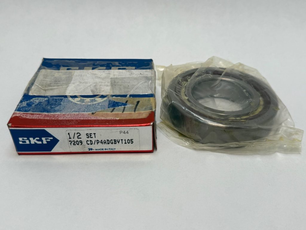 Angular Contact Ball Bearing - Straight Bore, 45 mm ID, 85 mm OD, 19 mm Width, Open, 15° Contact Angle, Medium Preload.