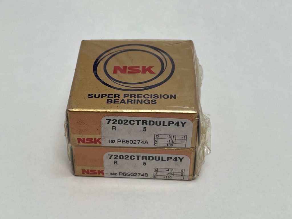 Angular Contact Bearing - 15 mm ID, 35 mm OD, 11 mm Width, Open, 15°, Light preload.