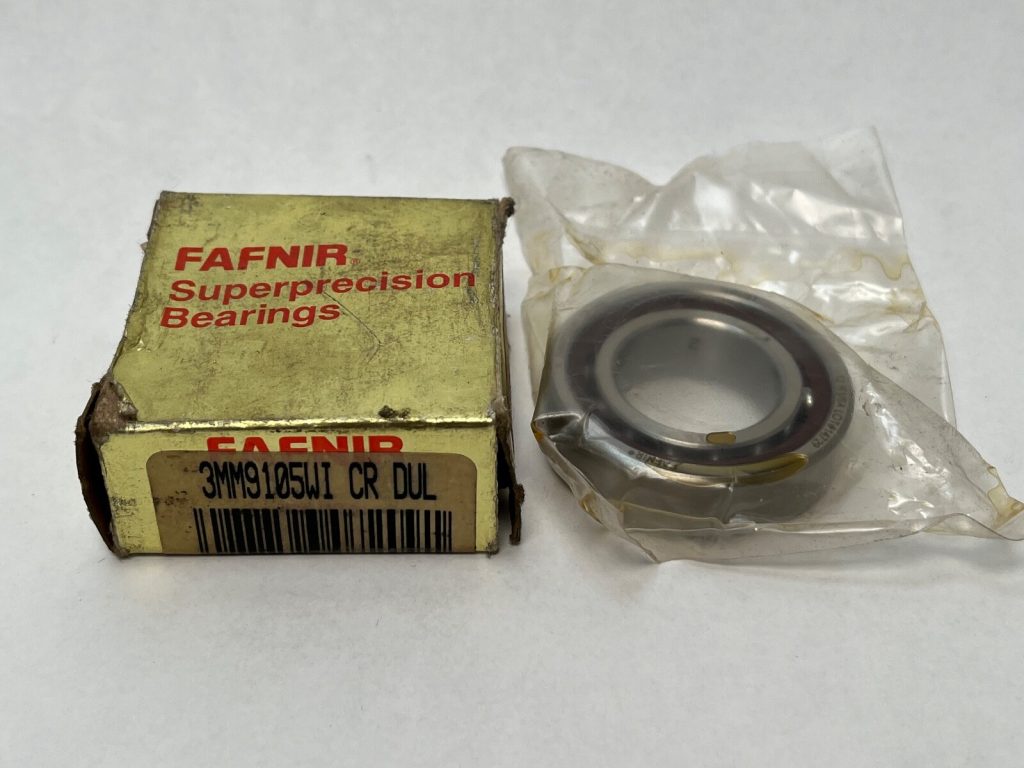 Angular Contact Ball Bearing - 25 mm ID, 47 mm OD, 12 mm Width, Open, 15° Contact Angle, Light Preload.