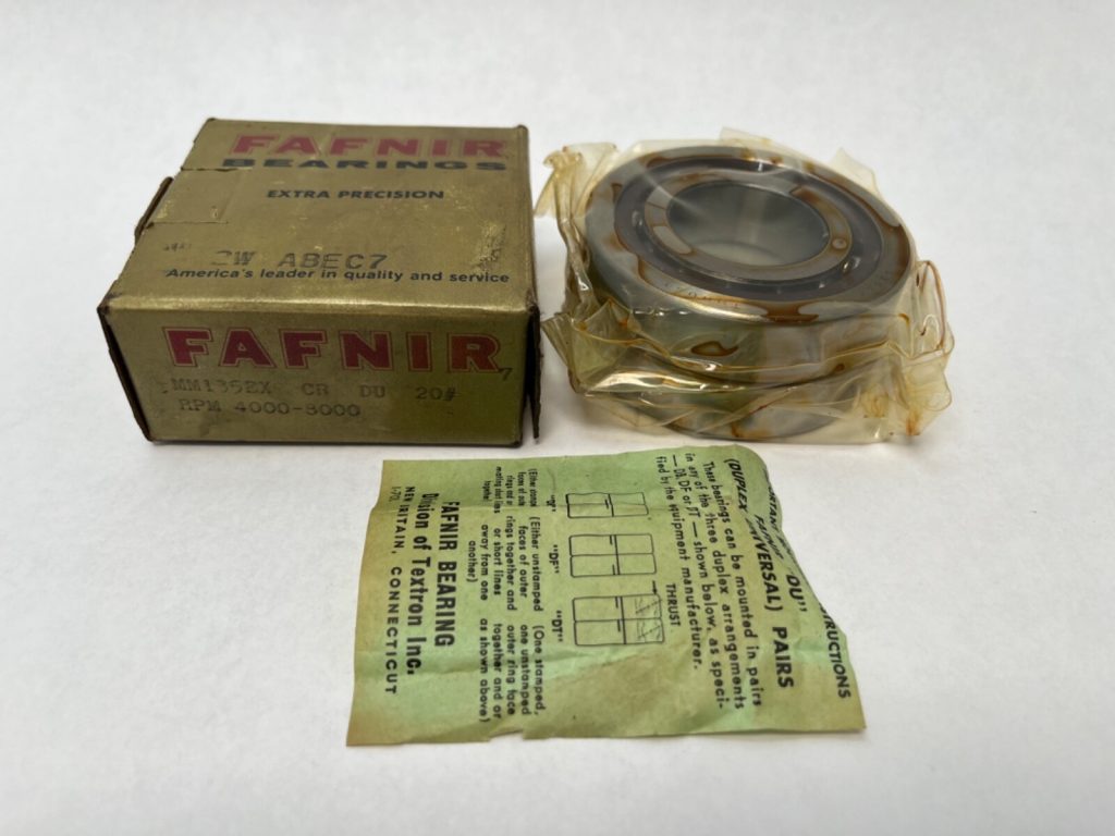 Fafnir MM135EXCRDU-20 Bearing 1-1/4x2-11/16x5/8" MM 135 EX CR DU 20# USA