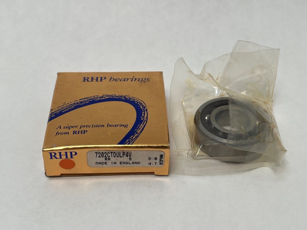 Angular Contact Ball Bearing - 15 mm ID, 35 mm OD, 11 mm Width, Open, 15° Contact Angle, Light Preload.