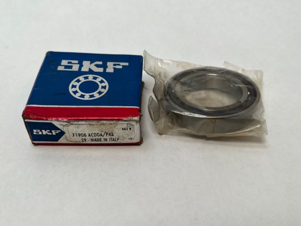 Angular Contact Ball Bearing - 30 mm ID, 47 mm OD, 9 mm Width, Open, 25° Contact Angle, Light Preload.