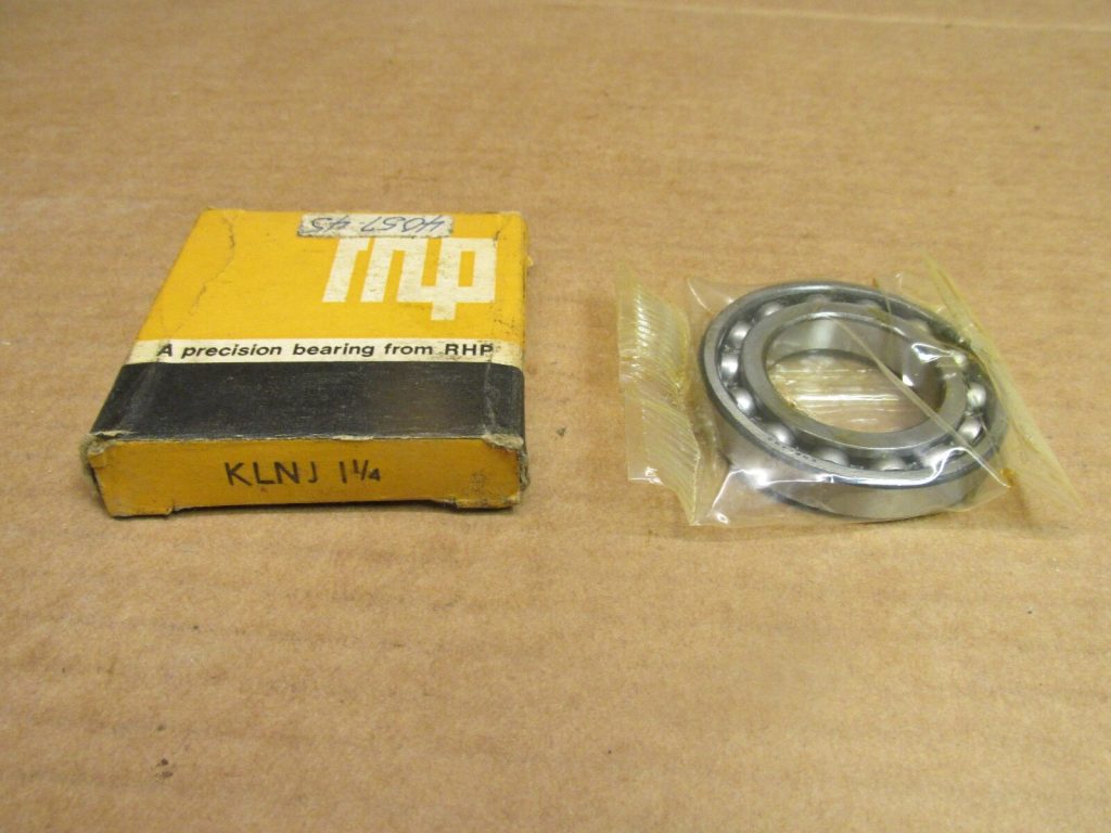Deep Groove Ball Bearing - Straight Bore, 1-1/4 in ID, 2-1/4 in OD, 3/8 in Width, Open, Without Snap Ring
