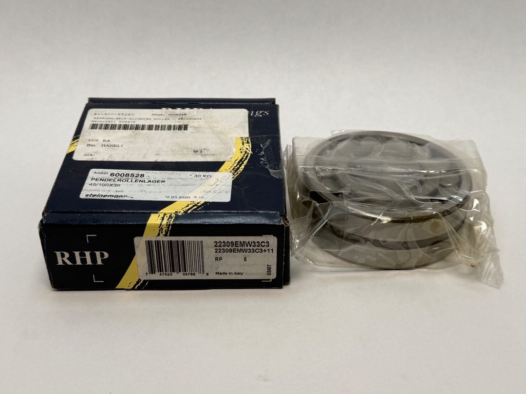 RHP 22309EMW33C3 Spherical Bearing 22309E 22309-E-M-W33-C3 45x100x36 mm