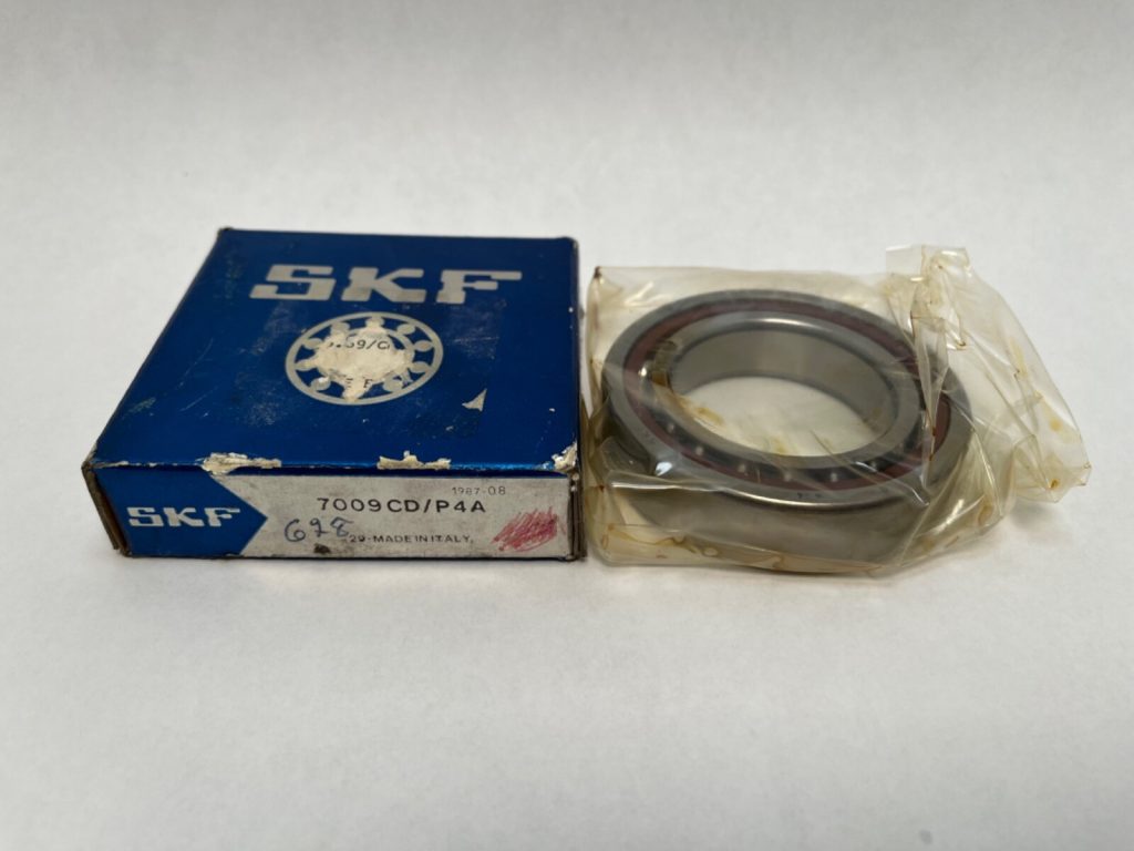 Angular Contact Ball Bearing - Straight Bore, 45 mm ID, 75 mm OD, 16 mm Width, Open, 15° Contact Angle, Light Preload.