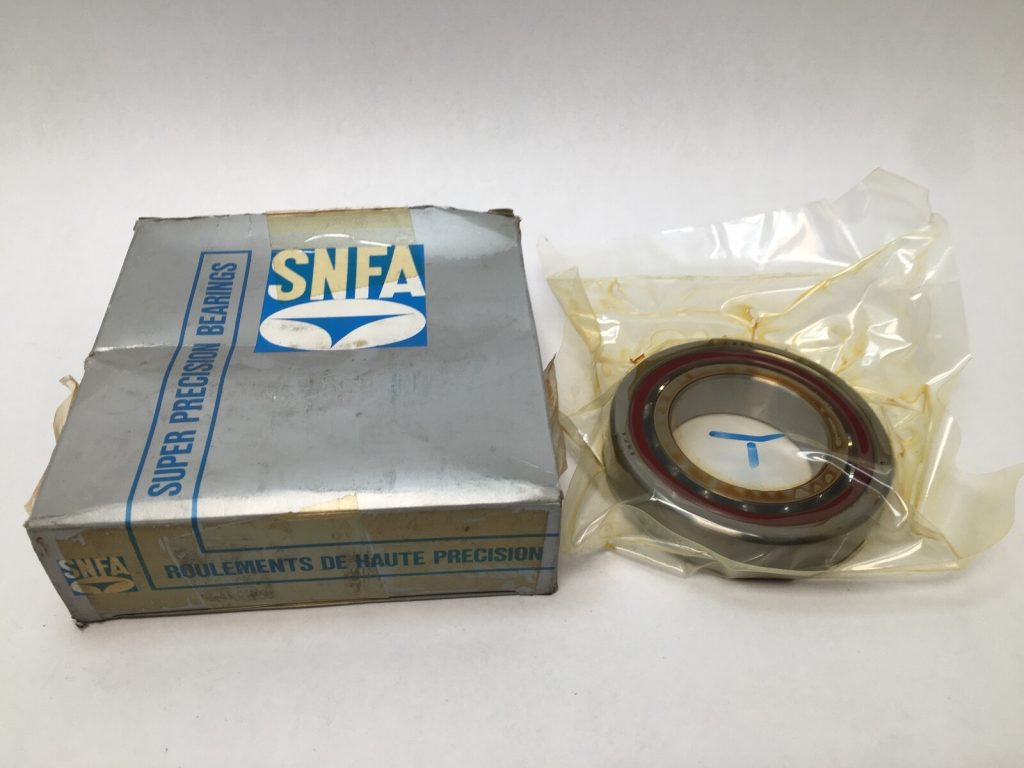 Angular Contact Ball Bearing - Straight Bore, 50 mm ID, 90 mm OD, 20 mm Width, Open, 15° Contact Angle, Light Preload.