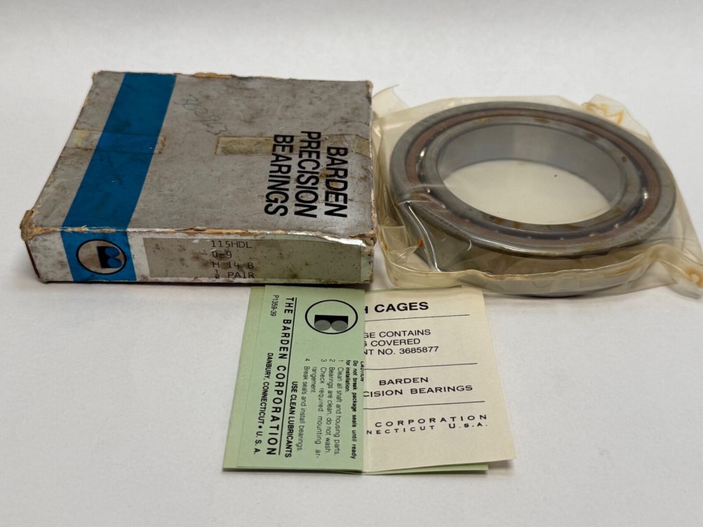 Angular Contact Ball Bearing - Straight Bore, 75 mm ID, 115 mm OD, 20 mm Width, Open, 15° Contact Angle, Light Preload.