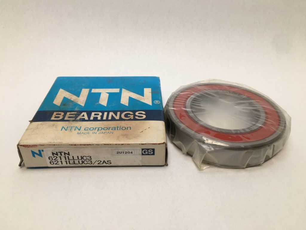 NTN 6211LLUC3 Deep Groove Ball Bearing 55x100x21mm. LLU contact seals for max protection. C3 clearance for heat expansion. Electric motor quality.