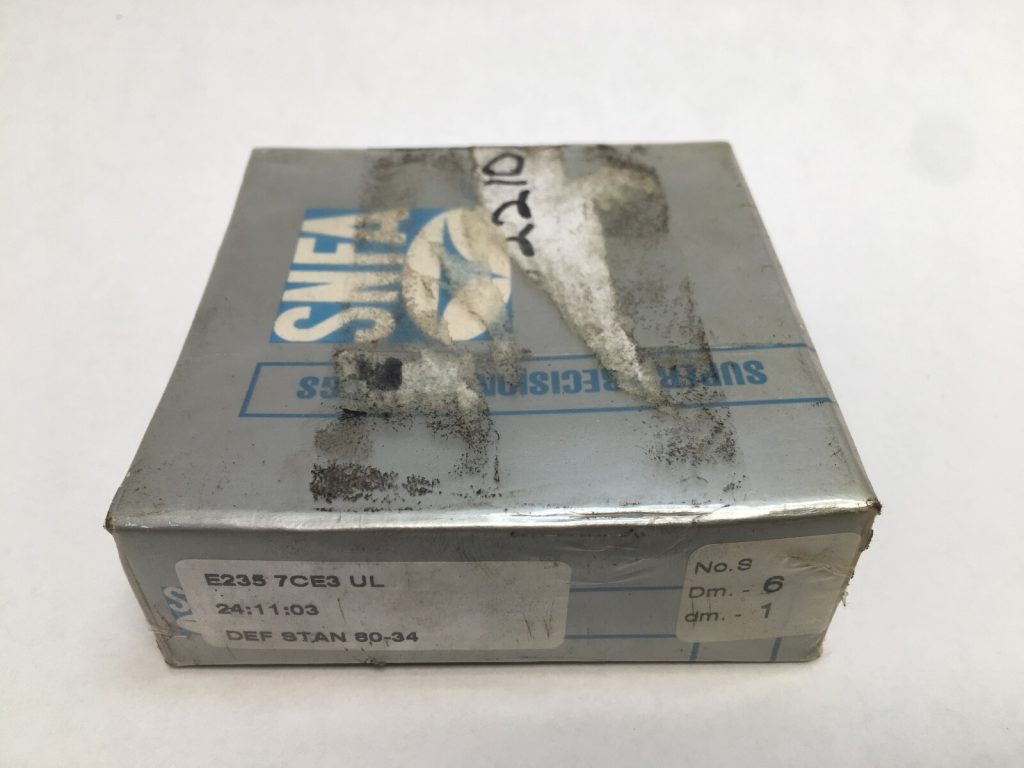 Angular Contact Ball Bearing - Straight Bore, 35 mm ID, 72 mm OD, 17 mm Width, Open, 25° Contact Angle, Light Preload.