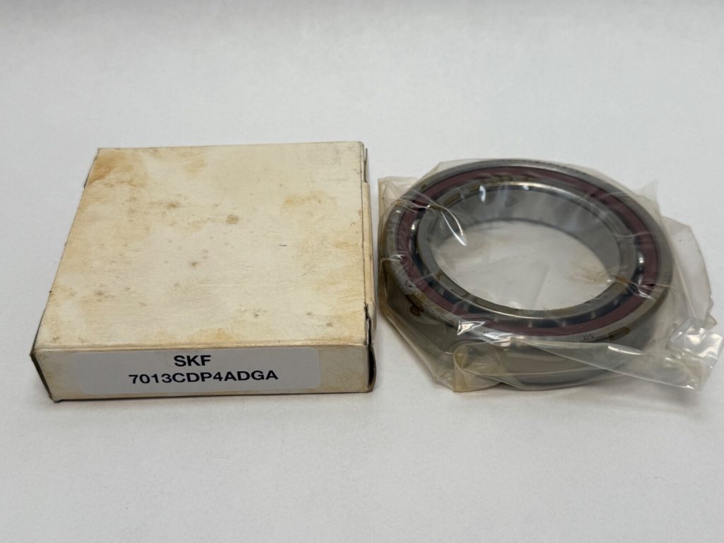Angular Contact Ball Bearing - Straight Bore, 65 mm ID, 100 mm OD, 18 mm Width, Open, 15° Contact Angle, Light Preload.