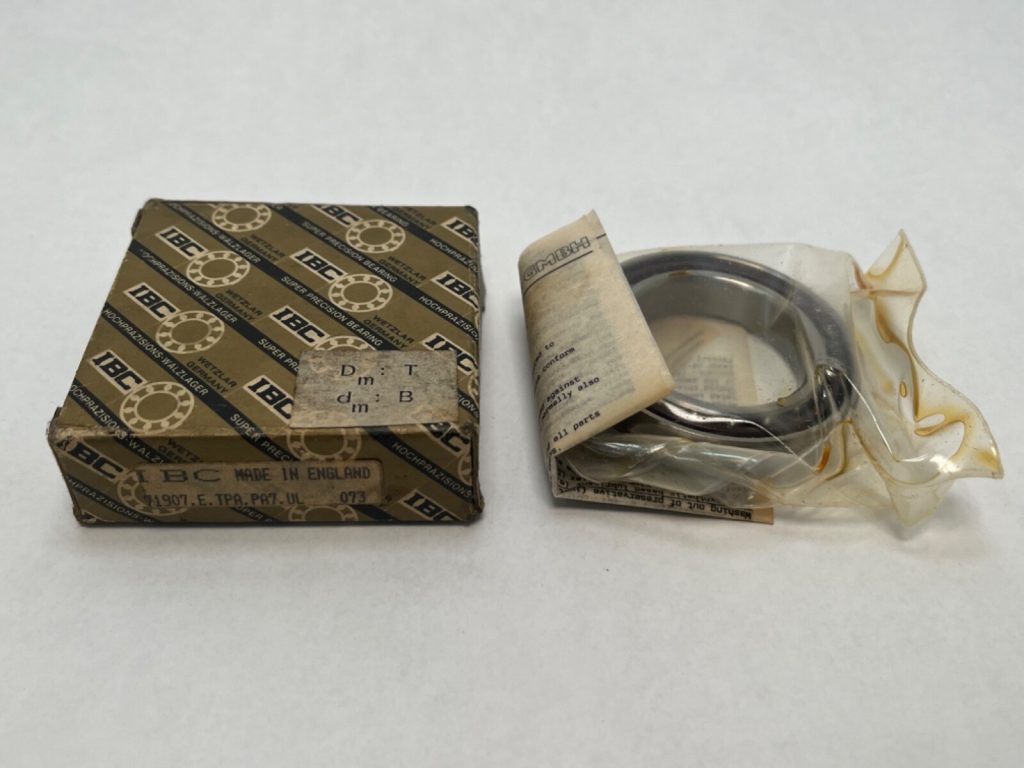 Angular Contact Ball Bearing - 35 mm ID, 55 mm OD, 10 mm Width, Open, 25° Contact Angle, Light Preload.