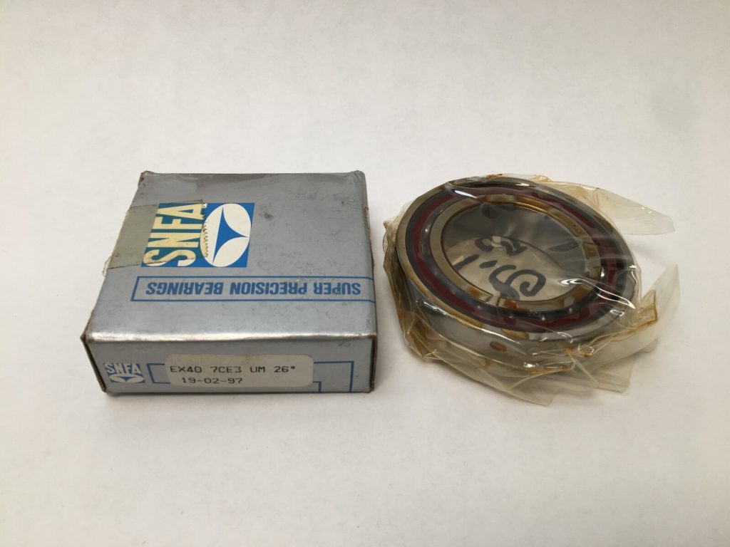 SNFA EX40-7CE3UM Bearing 40x68x15 mm 7008 EX40-7-CE-3-UM 16° ABEC7 Italy