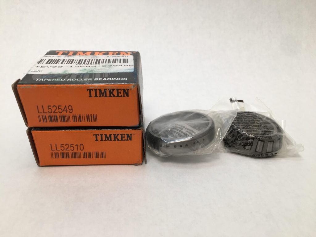 Tapered Roller Bearing Set - Straight Bore, 0.8750 in ID, 1.6563 in OD, 0.4400 in Width, Open, Without Snap Ring