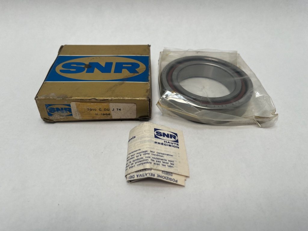 Angular Contact Ball Bearing - Straight Bore, 50 mm ID, 80 mm OD, 16 mm Width, Open, 15° Contact Angle, Light Preload.