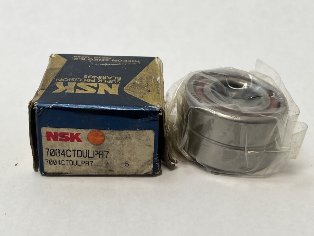 Angular Contact Ball Bearing - Straight Bore, 20 mm ID, 42 mm OD, 12 mm Width, Open, 15° Contact Angle, Light Preload.