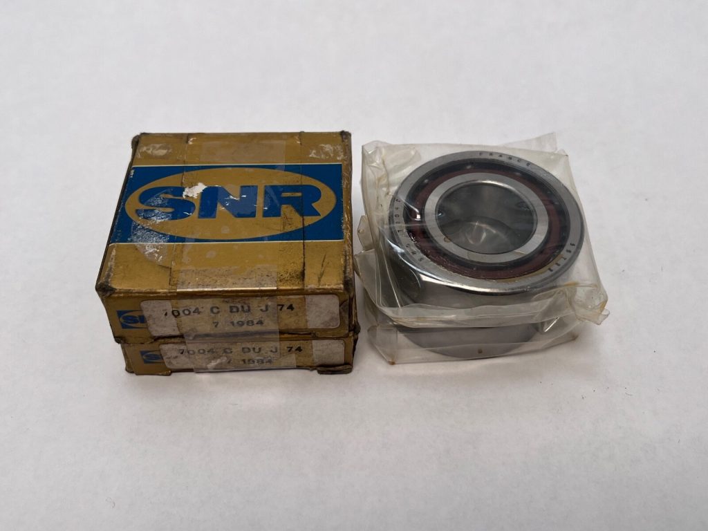Angular Contact Ball Bearing - Straight Bore, 20 mm ID, 42 mm OD, 12 mm Width, Open, 15° Contact Angle, Light Preload.