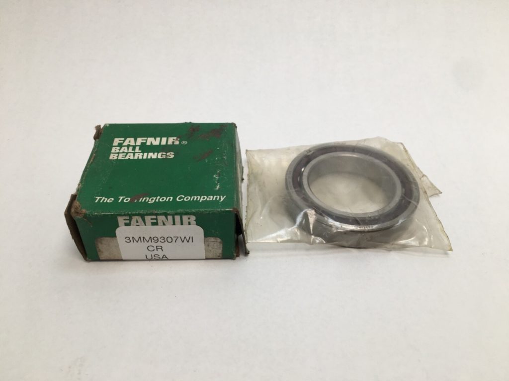 Angular Contact Ball Bearing - Straight Bore, 35 mm ID, 55 mm OD, 10 mm Width, Open, 25° Contact Angle.