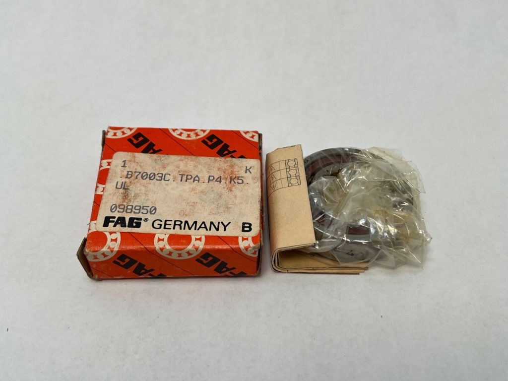 Angular contact bearings - 17 mm ID, 35 mm OD, 10 mm Width, Open, 15°, Light preload.