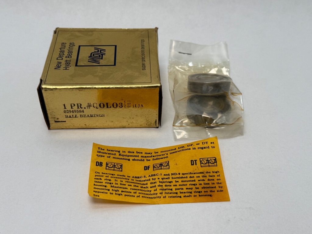 NDH Q0L03DTL7A Angular Bearing 7003-C Q-0L03-DT-L7A 17x35x10 mm 2 Pcs