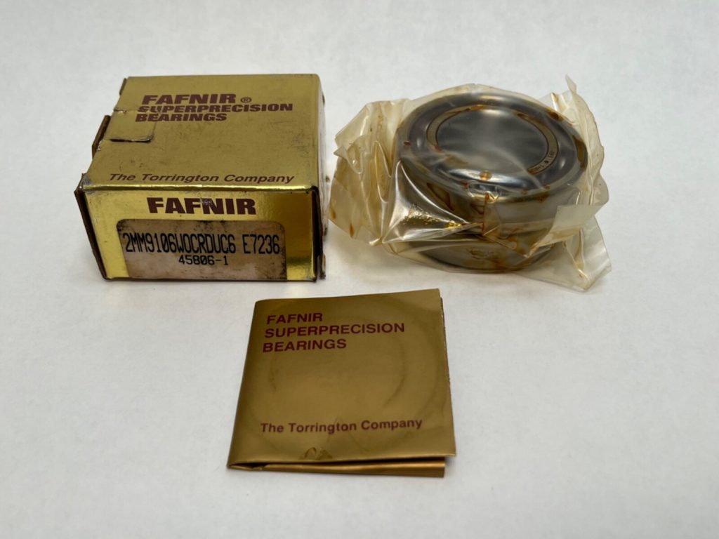 Angular Contact Ball Bearing - 30 mm ID, 55 mm OD, 13 mm Width, Open, 15°.