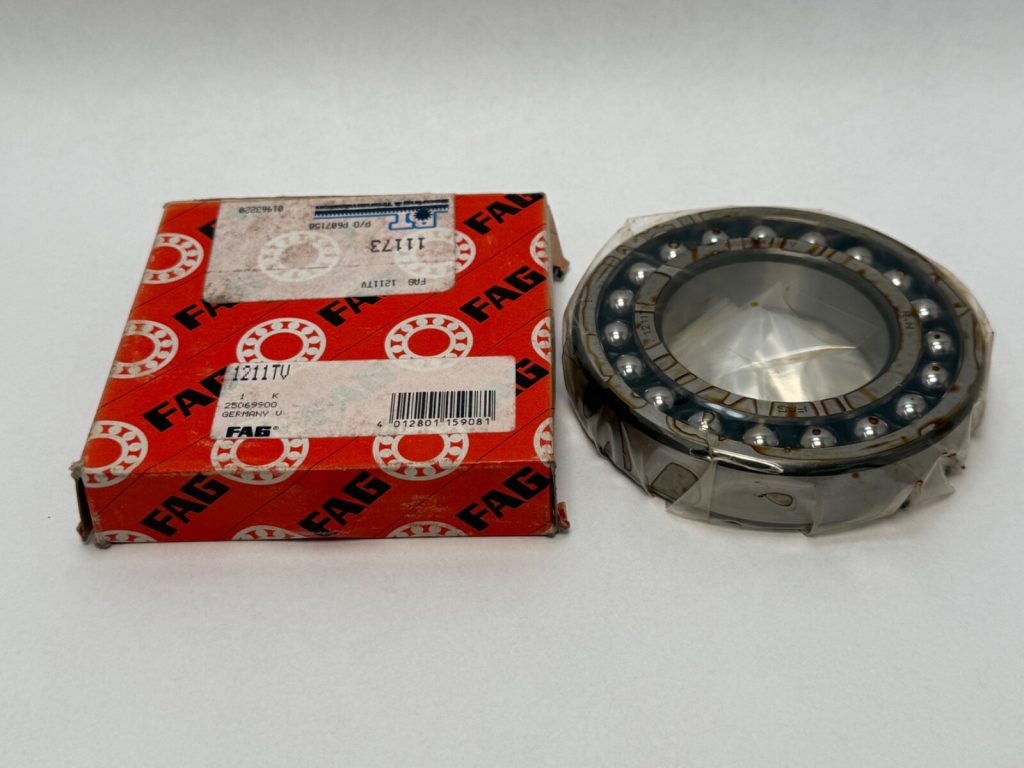 Self Aligning Ball Bearing - Straight Bore, 55 mm ID, 100 mm OD, 21 mm Width, Open.