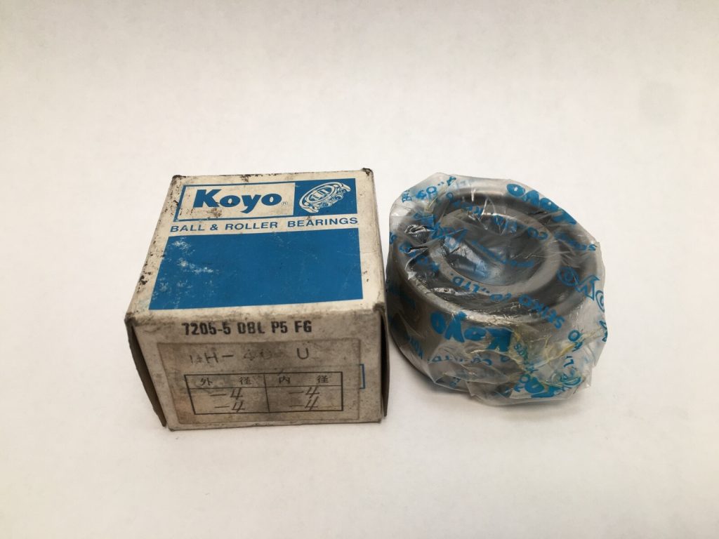 Angular Contact Bearing - 25 mm ID, 52 mm OD, 15 mm Width, Open, 15° Contact Angle
